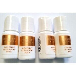 Lot Of 4- Georgette Klinger Coconut Cleansing Milk 0.5oz /15ml Travel Sz, Sealed
